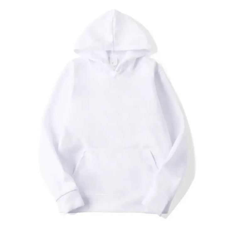 Sweat Capuche Personnalisé Brodé Blanc