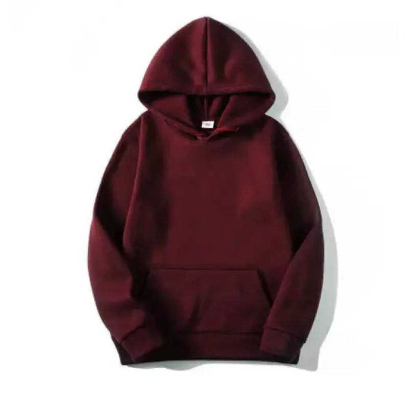 Sweat Capuche Personnalisé Brodé Bordeaux