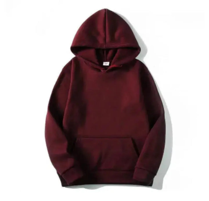 Sweat Capuche Personnalisé Brodé Bordeaux