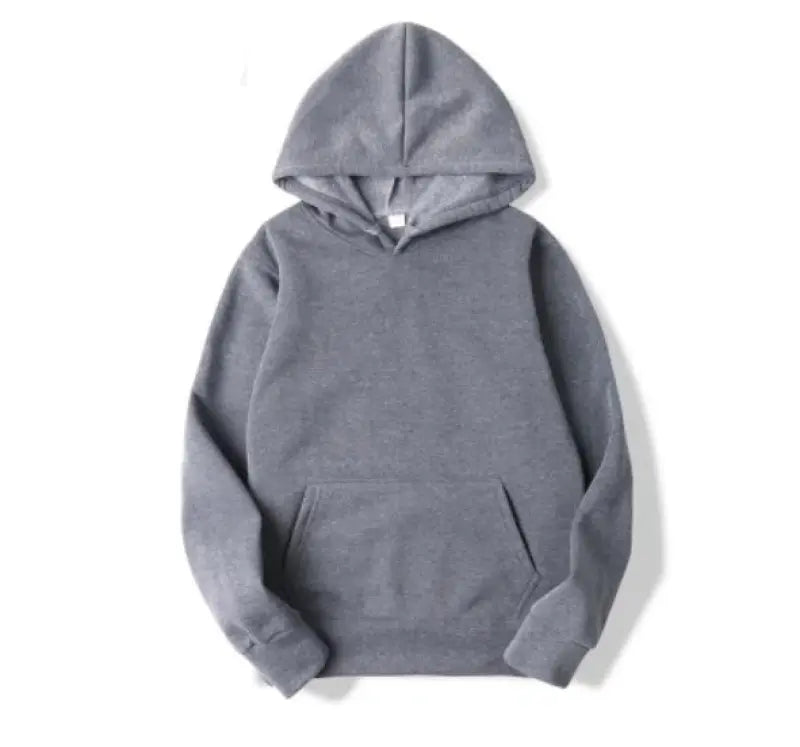 Sweat Capuche Personnalisé Brodé Gris Foncé