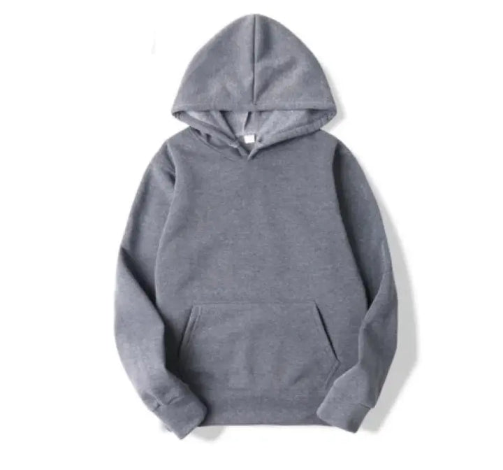 Sweat Capuche Personnalisé Brodé Gris Foncé