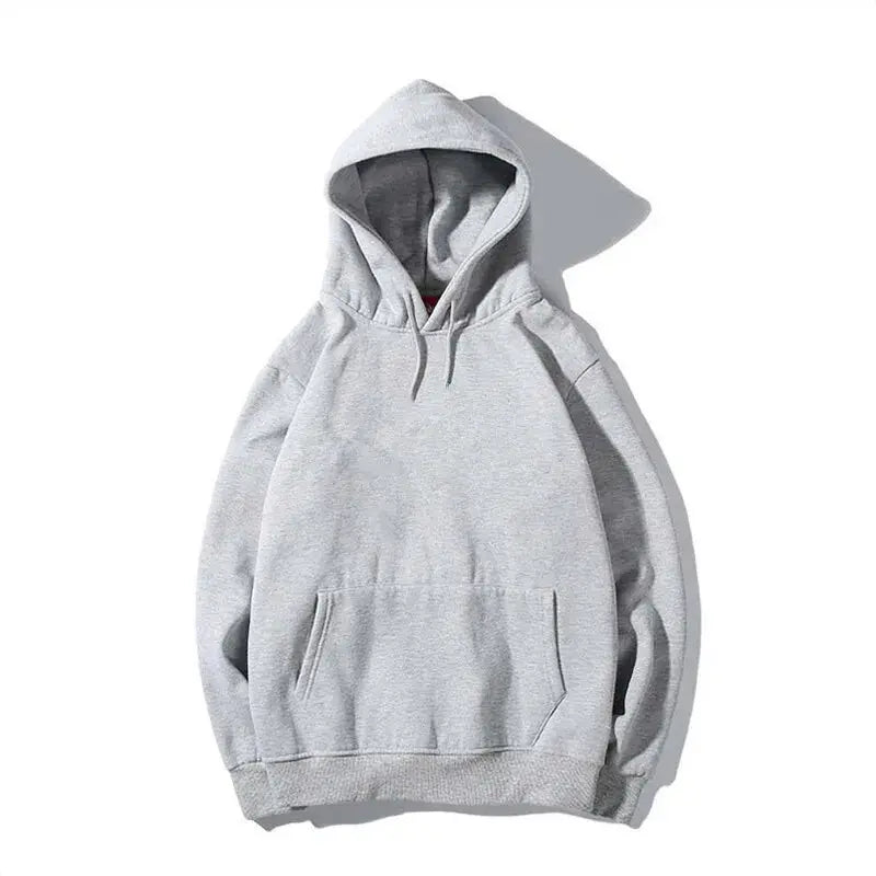 Sweat Capuche Personnalisé Brodé Gris