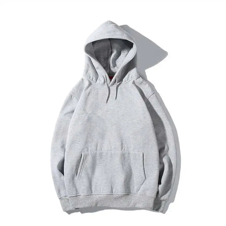 Sweat Capuche Personnalisé Brodé Gris