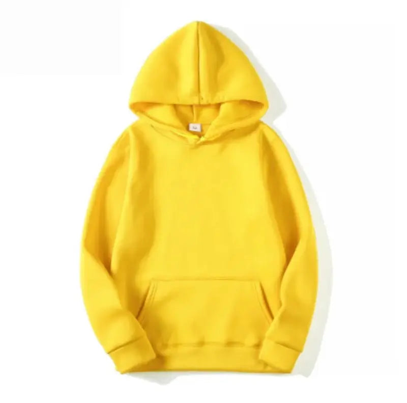 Sweat Capuche Personnalisé Brodé Jaune