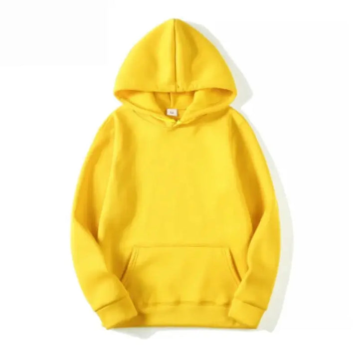 Sweat Capuche Personnalisé Brodé Jaune