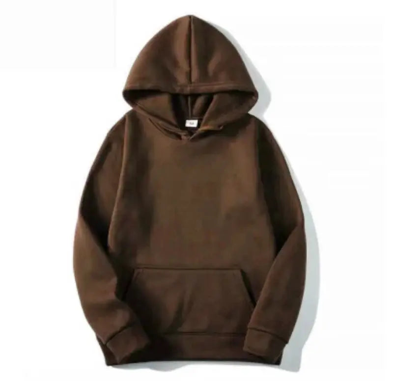 Sweat Capuche Personnalisé Brodé Marron
