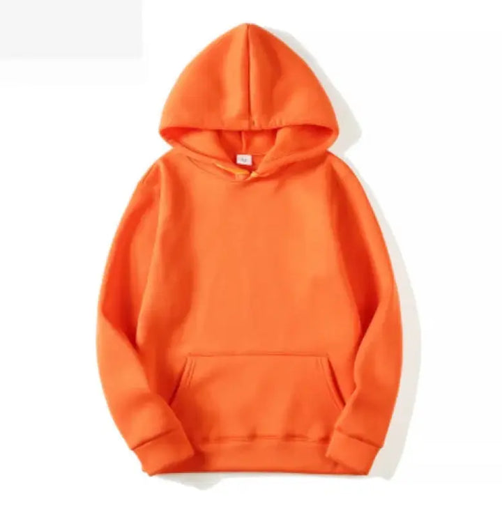 Sweat Capuche Personnalisé Brodé Orange