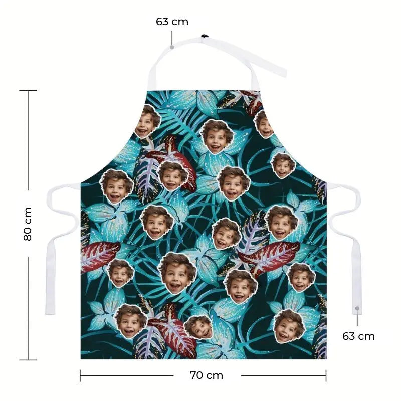 Tablier de Chef Personnalisé Bleu