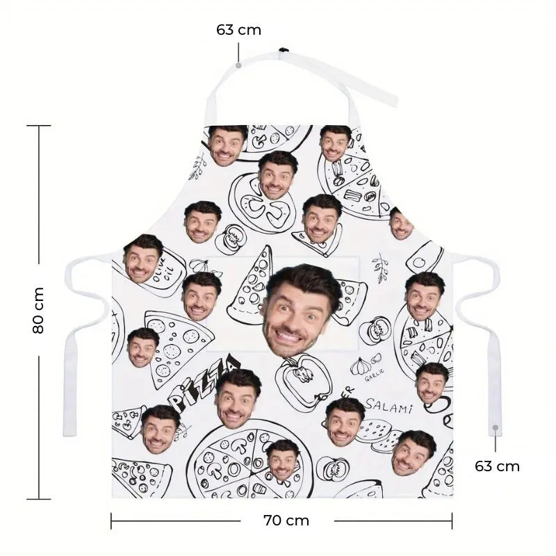 Tablier Homme Personnalisé Pizza