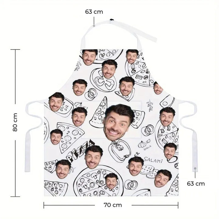 Tablier Homme Personnalisé Pizza