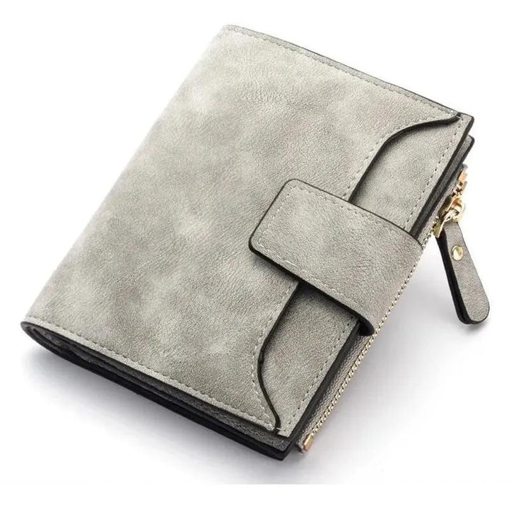 Portefeuille Femme Personnalisé Gris