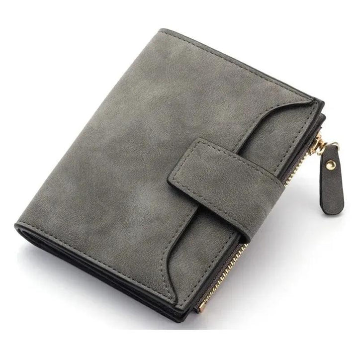Portefeuille Femme Personnalisé Gris foncé