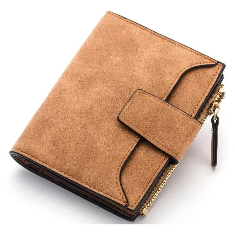 Portefeuille Femme Personnalisé Marron